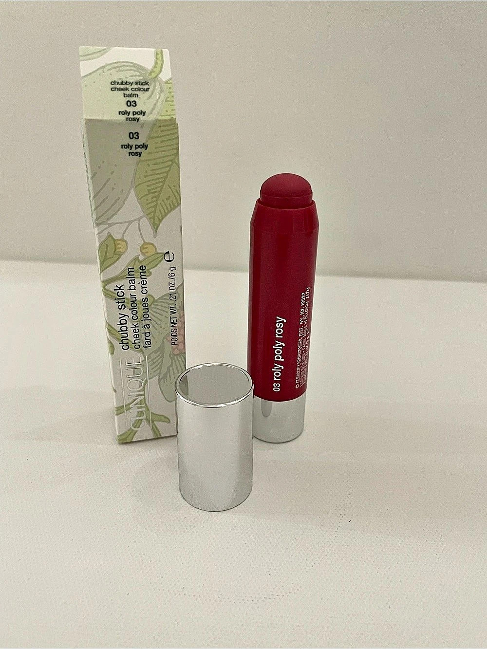 Clinique Chubby Stick Lip/Cheek Colour Balm in Roly Poly Rosy
